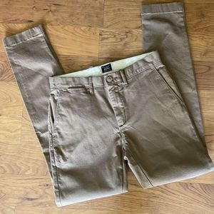 J crew khaki skinny pants size 29x32